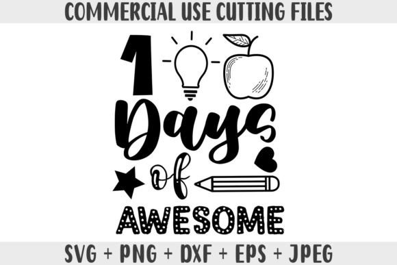 100 Days of Awesome School SVG Review