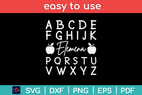 ABCD Elemeno Kindergarten Teacher Svg Review