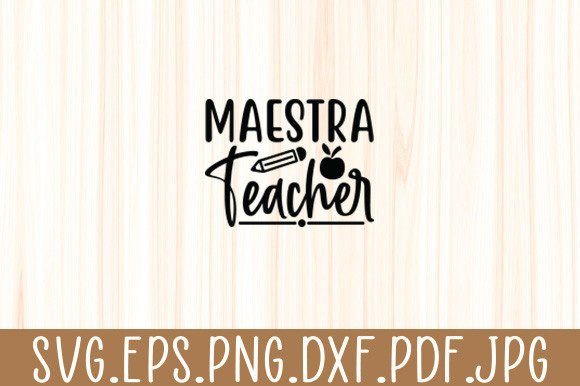 Cute Maestra Teacher SVG: An Embroidery Review