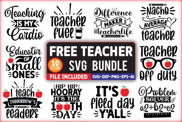 Free Teacher SVG Bundle: A Designer’s Stitch Test