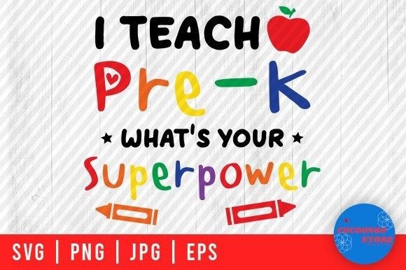 I Teach Pre-K Superpower SVG: Embroidery Review