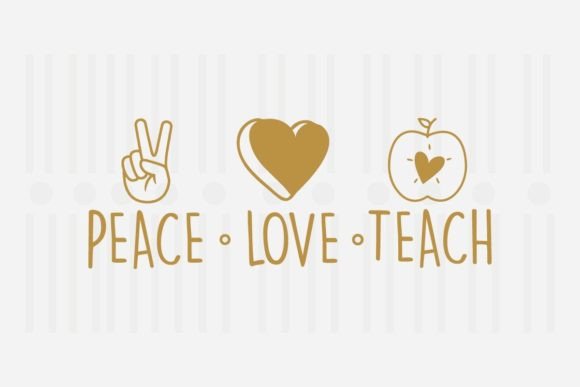 Peace Love Teach SVG: An Embroidery Design Review