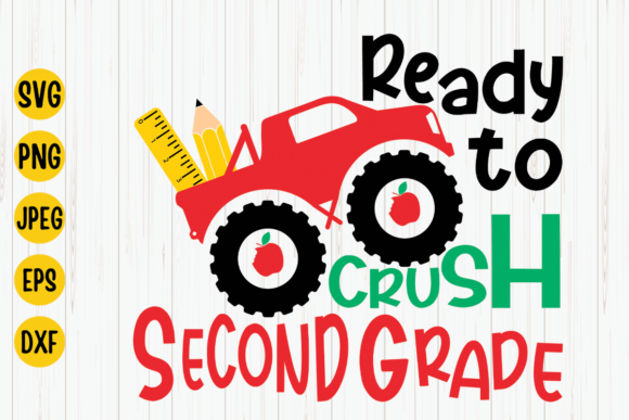 Ready to Crush Second Grade SVG: Embroidery Review