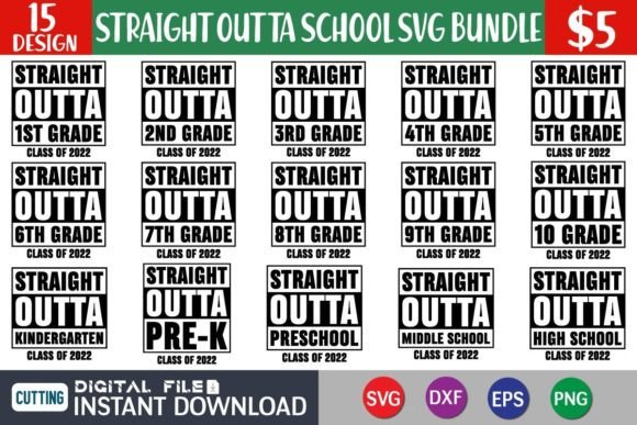 Straight Outta School SVG Bundle: A Designer’s Review