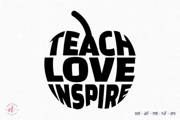 Teach Love Inspire Teacher SVG: A Stitch Test