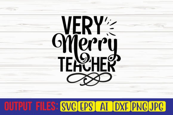 Very Merry Teacher SVG: An Embroidery Design Review